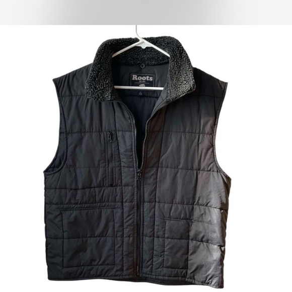 ROOTS Men's Black Lightweight Layering Vest Fall essential 🍂 - Picture 1 of 5